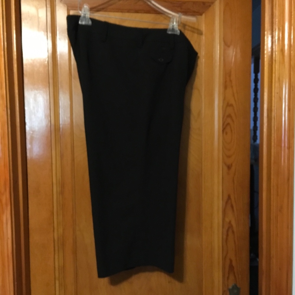 Black Dress Capri Pants